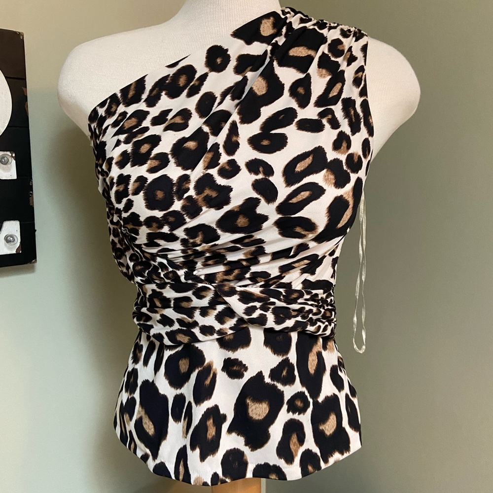 Giambattista Valli For Impulse Leopard Print Top